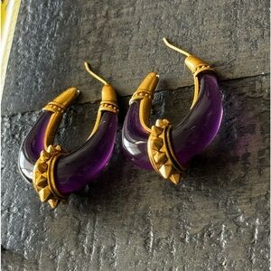 Bohemian style fashion hoop earrings